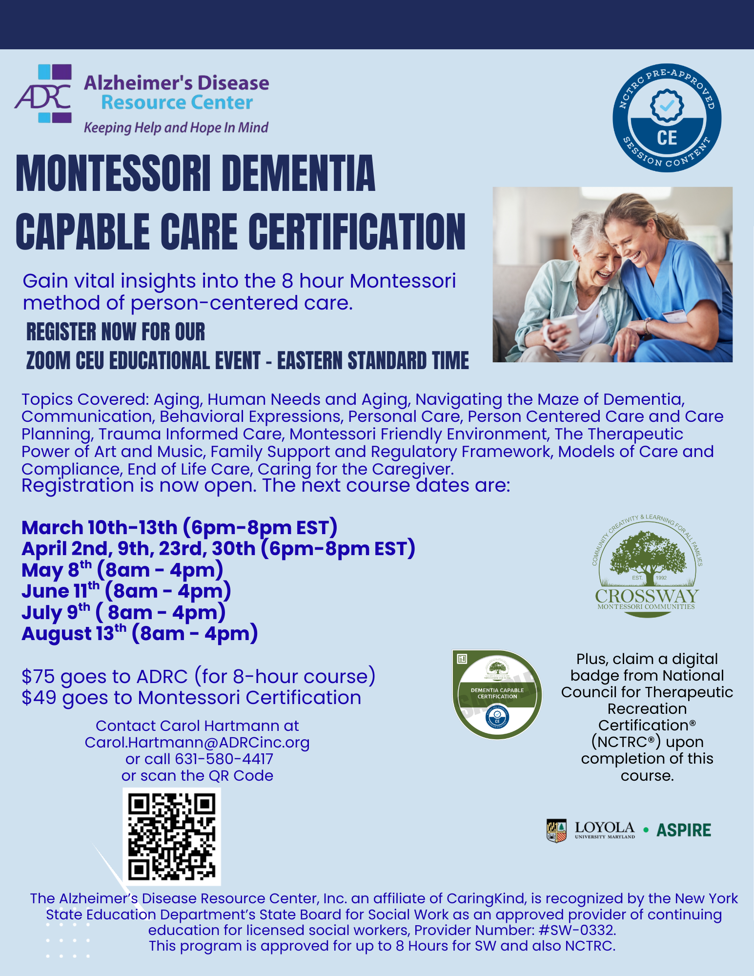 dementia certification class
